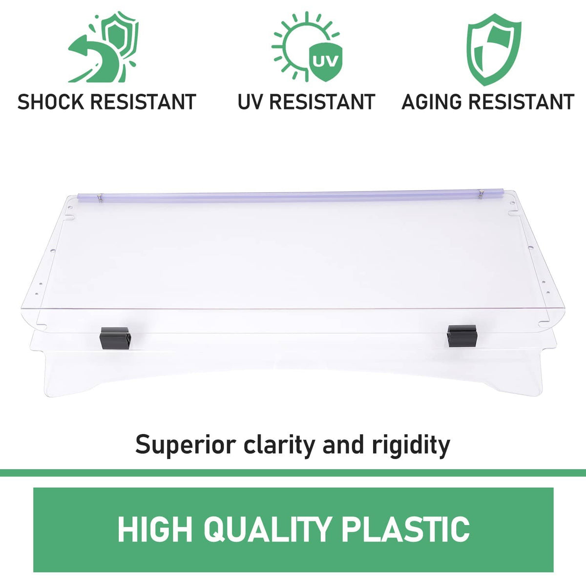 Bethesda Industrial Folding Windshield Windscreen For ICON I20 I40 I60 I20L I40L I60L Golf Cart