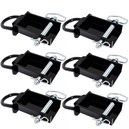 Bethesda Industrial 6PK Heavy-Duty 12,000 Lbs Removable D-Ring Stake Pocket For Flatbed/Trailers