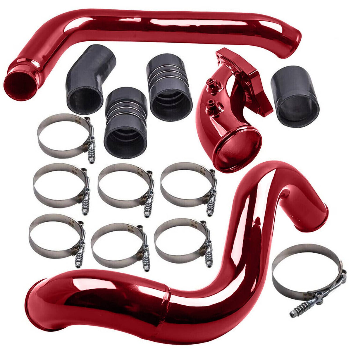Bethesda Industrial Turbo Intercooler Pipe Kit & Intake Elbow For 03-07 Ford F250 6.0L Powerstroke