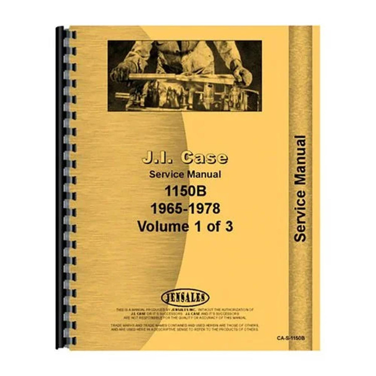Bethesda Industrial Service Manual fits Case 1150B