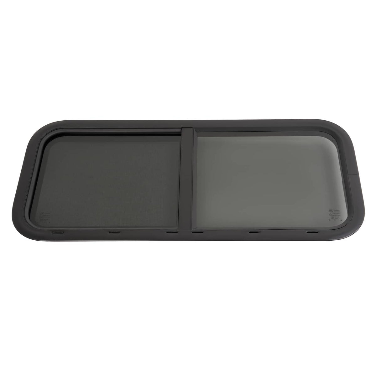 Bethesda Industrial 36" W x 15" H Horizontal Slider RV Window For Cargo Trailer W/ Screen Trim Ring