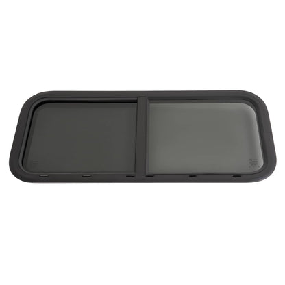 Bethesda Industrial 36" W x 15" H Horizontal Slider RV Window For Cargo Trailer W/ Screen Trim Ring