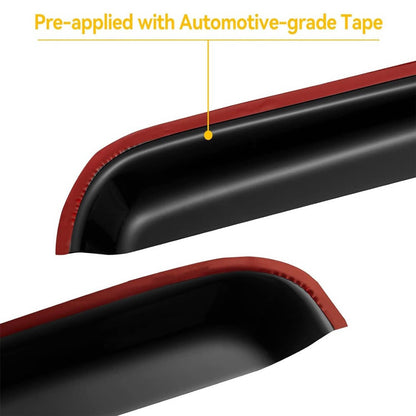 Bethesda Industrial Window Visors Rain Sun Guard for 99-06 Chevy Silverado GMC Sierra Extended Cab