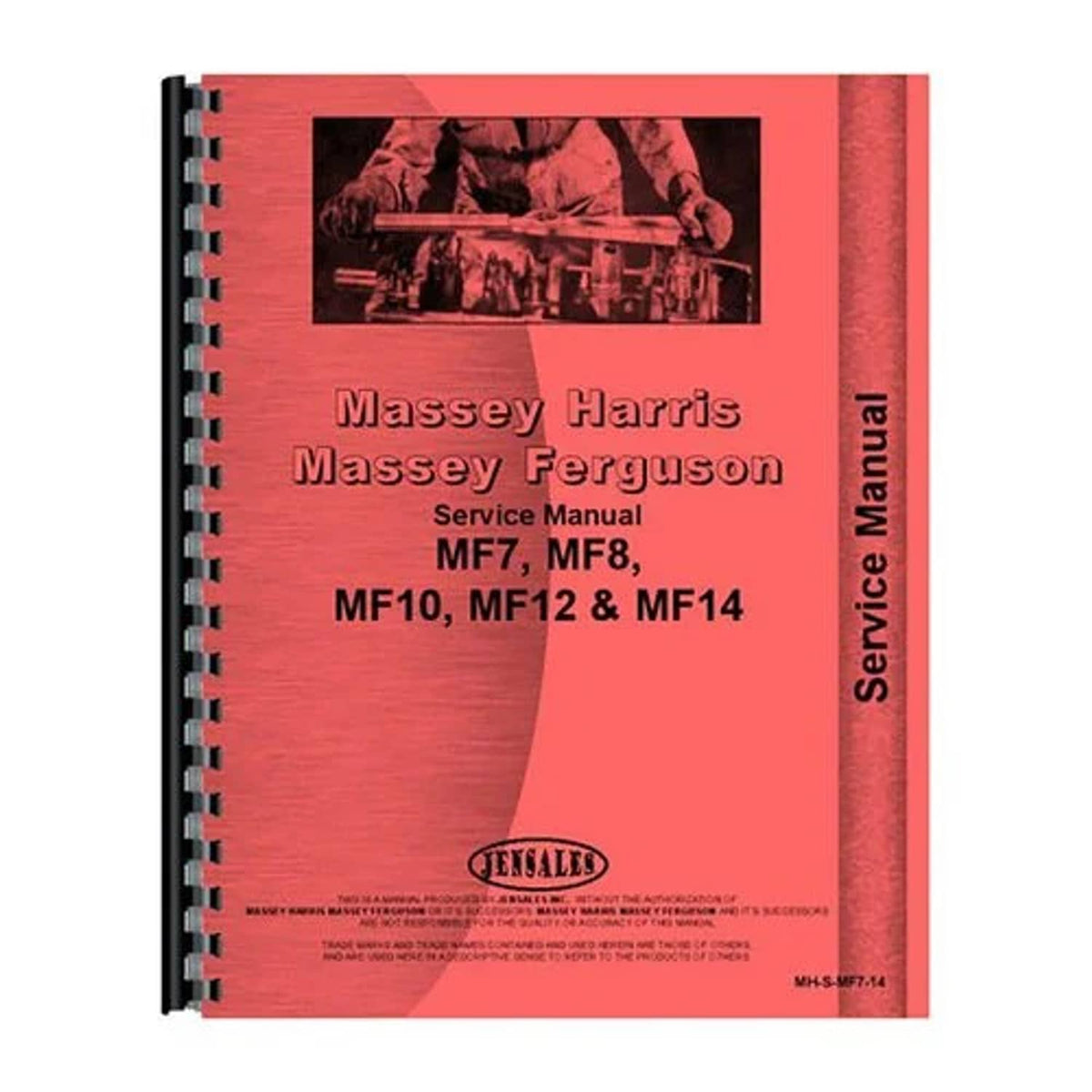 Bethesda Industrial Service Manual fits Massey Ferguson 10 12