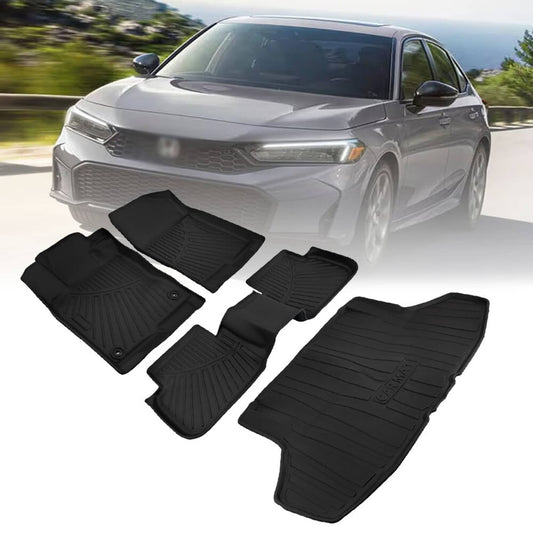Bethesda Industrial 3D Molded Floor Mats & Cargo Liner For Honda Civic Sedan 2022-2025 All Weather