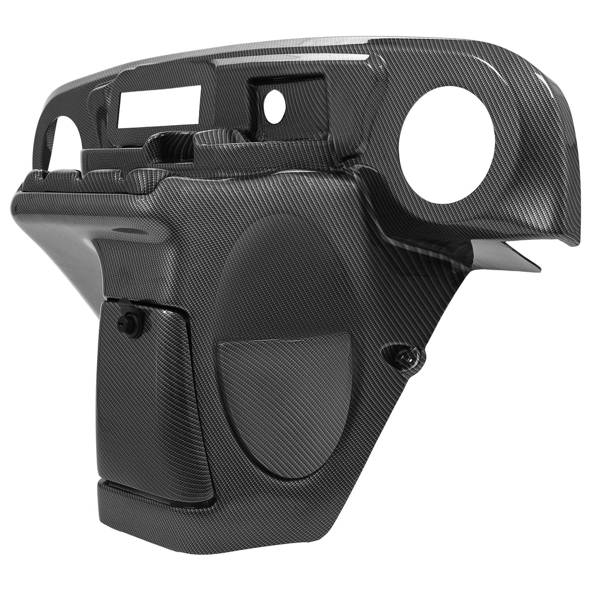 Bethesda Industrial Carbon Fiber Style Dash Dashboard W/ Radio Speaker Cutout For EZGO TXT 96-13