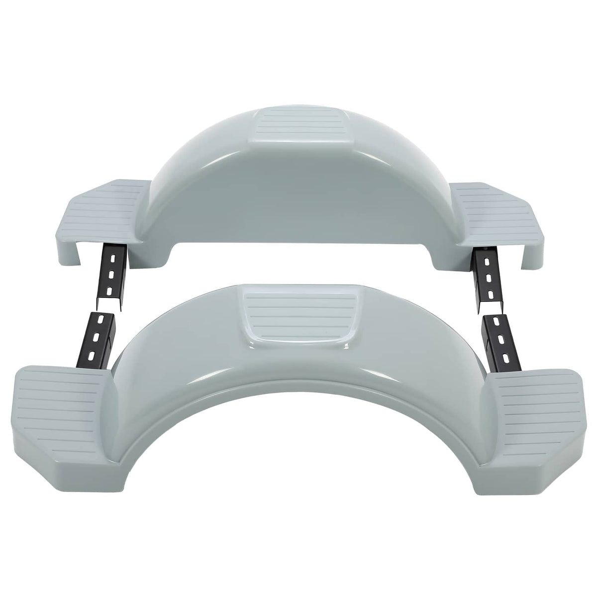 Bethesda Industrial 2 pcs Single Axle Trailer Fenders For 13" Wheels Tire Skirt Boat Gray