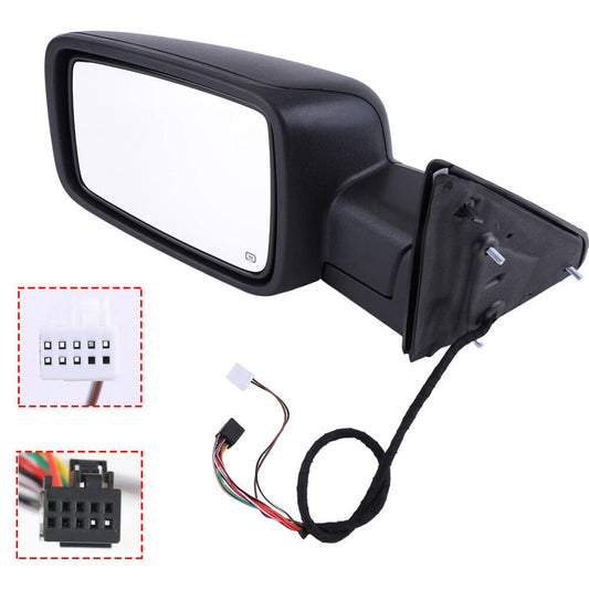 Bethesda Industrial Left/ Driver Power Fold +Heated+ Temp Sensor Mirror For 2013-2019 Dodge Ram 1500