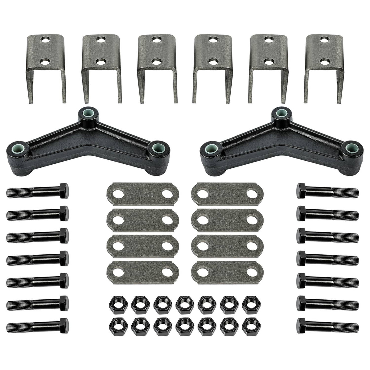 Bethesda Industrial Trailer Leaf Spring Hanger Kit For Double Eye Springs Tandem Axle Suspension Kit