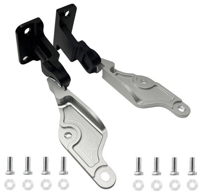 Bethesda Industrial Billet Aluminum Quick Release Hood Hinge Latch Set for 1996-2000 Honda Civic EK