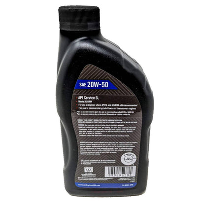 Bethesda Industrial 24PK Kawasaki 10W50 Motor 4-Cycle Engine K-Tech Oil Quart Bottles 99969-6298
