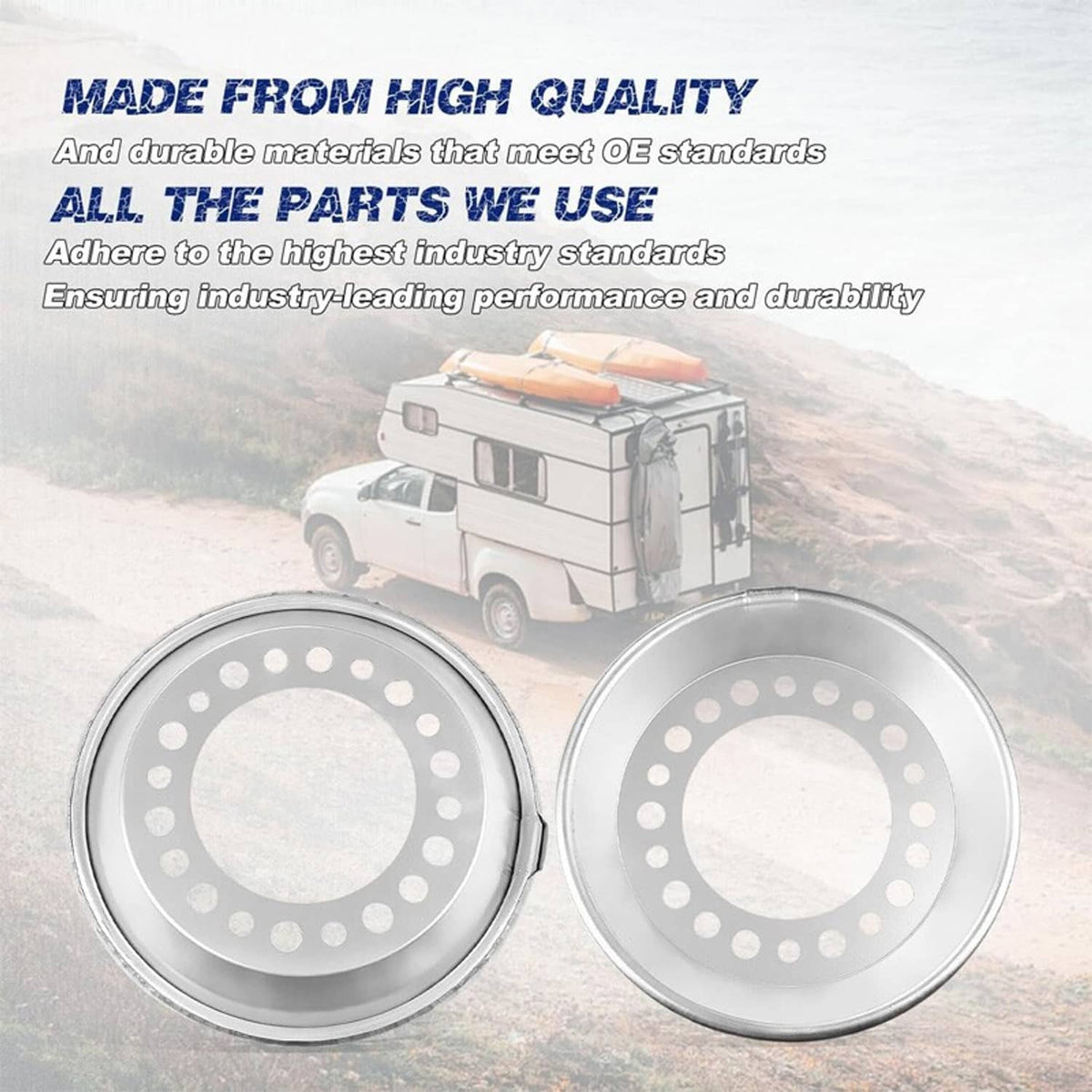Bethesda Industrial 2Pcs Auto Wheel Balancer 800822 For 22.5-24.5" Wheel-Steer-Heavy Duty Truck