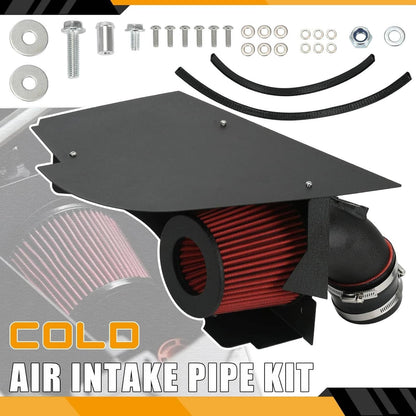 Bethesda Industrial 4" Cold Air Intake System Kit w/Red Filter For BMW 2019+ M340i G20 G21 B58 3.0L