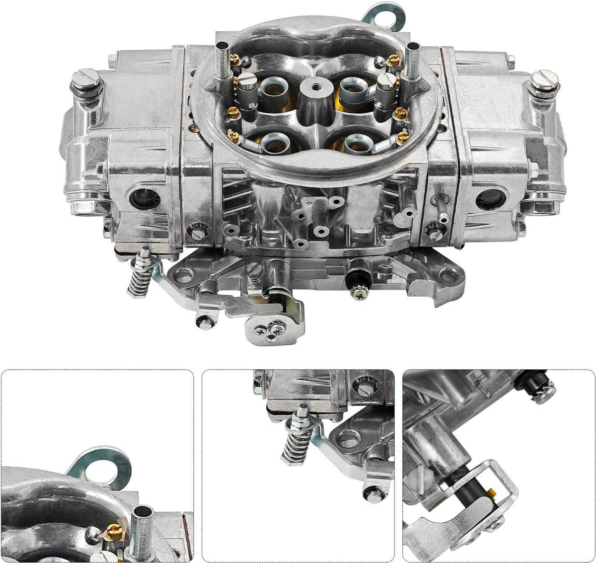Bethesda Industrial BR-67199 For Holley Quick Fuel 650CFM Performance Carburetor Race Double Pumper