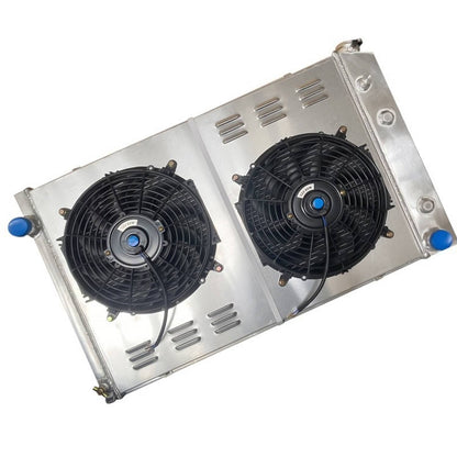 Bethesda Industrial 4 Row Core Radiator Fan Shroud For Chevy 1973-1987 C10 C20 C30 Pickup Truck GMC