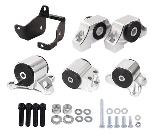Bethesda Industrial Swap Engine Motor Mount 3 Bolt Kit &Torque Mount Kit For 96-00 Civic EK B-Series