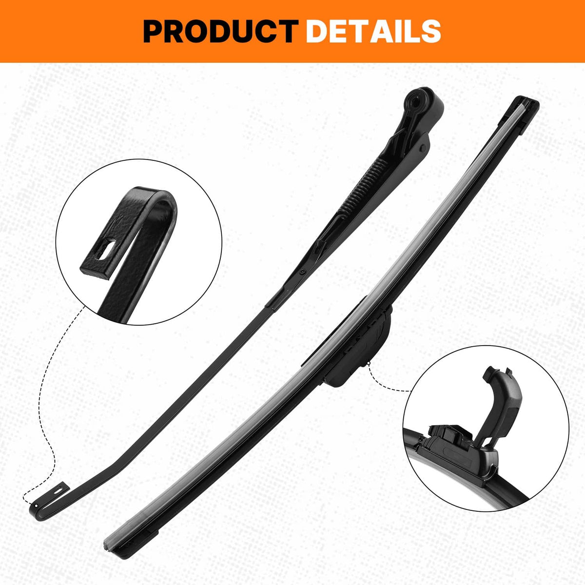 Bethesda Industrial 12V Electric Windshield Wiper Motor Kit Fit For Polaris Ranger 570/900/1000 US