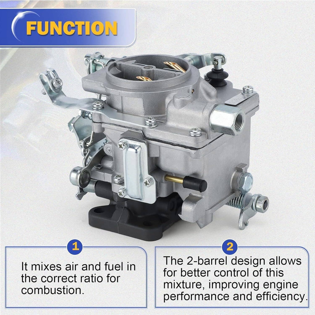 Bethesda Industrial 2 Barrel Carburetor Carb For 1986-1988 Suzuki Samurai 1.3L Engine Model Toy-250