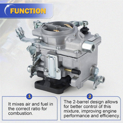 Bethesda Industrial 2 Barrel Carburetor Carb For 1986-1988 Suzuki Samurai 1.3L Engine Model Toy-250