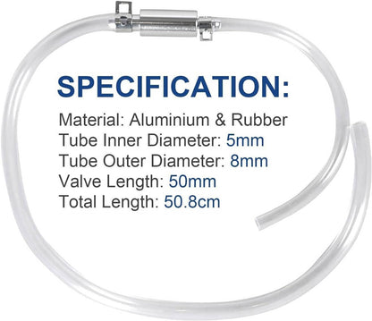 Bethesda Industrial Motorcycle / Car Clutch Brake Bleeder Hose Tube Bleeding Tool One Way Valve Kit