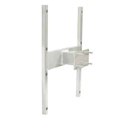 Bethesda Industrial Aluminum H-Mount Trailer Spare Tire Carrier For 6-Lug Wheels w/Mounting Hardware