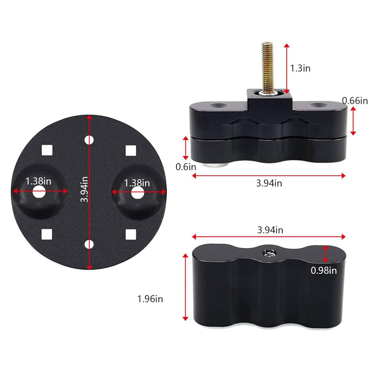 Bethesda Industrial Black For ROTOPAX Standard Pack Mount Lock RX-LOX-PM RX-PM LOX-PM