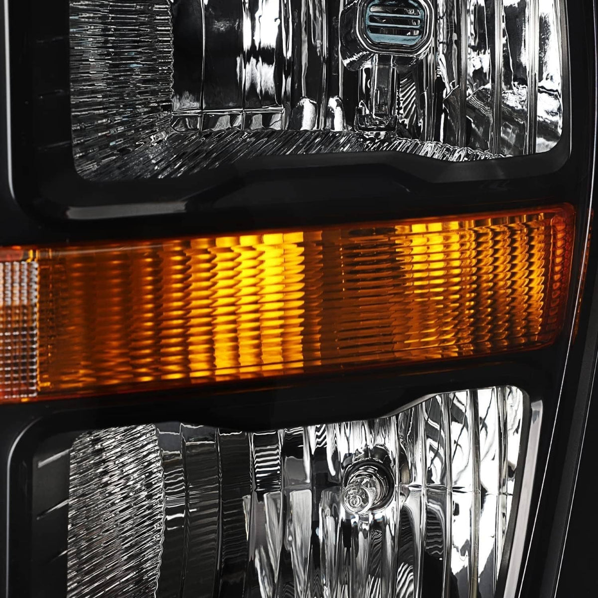 Bethesda Industrial For 2021 2022 2023 Ford F150 Halogen Black Headlights Headlamps Pair Left+Right
