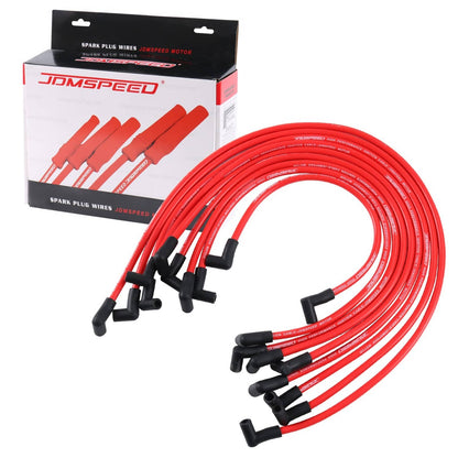 Bethesda Industrial With BOOTS HEAT SHIELD PROTECTOR Plug Wires Set JDMSPEED SBC BBC HEI 350 383 454