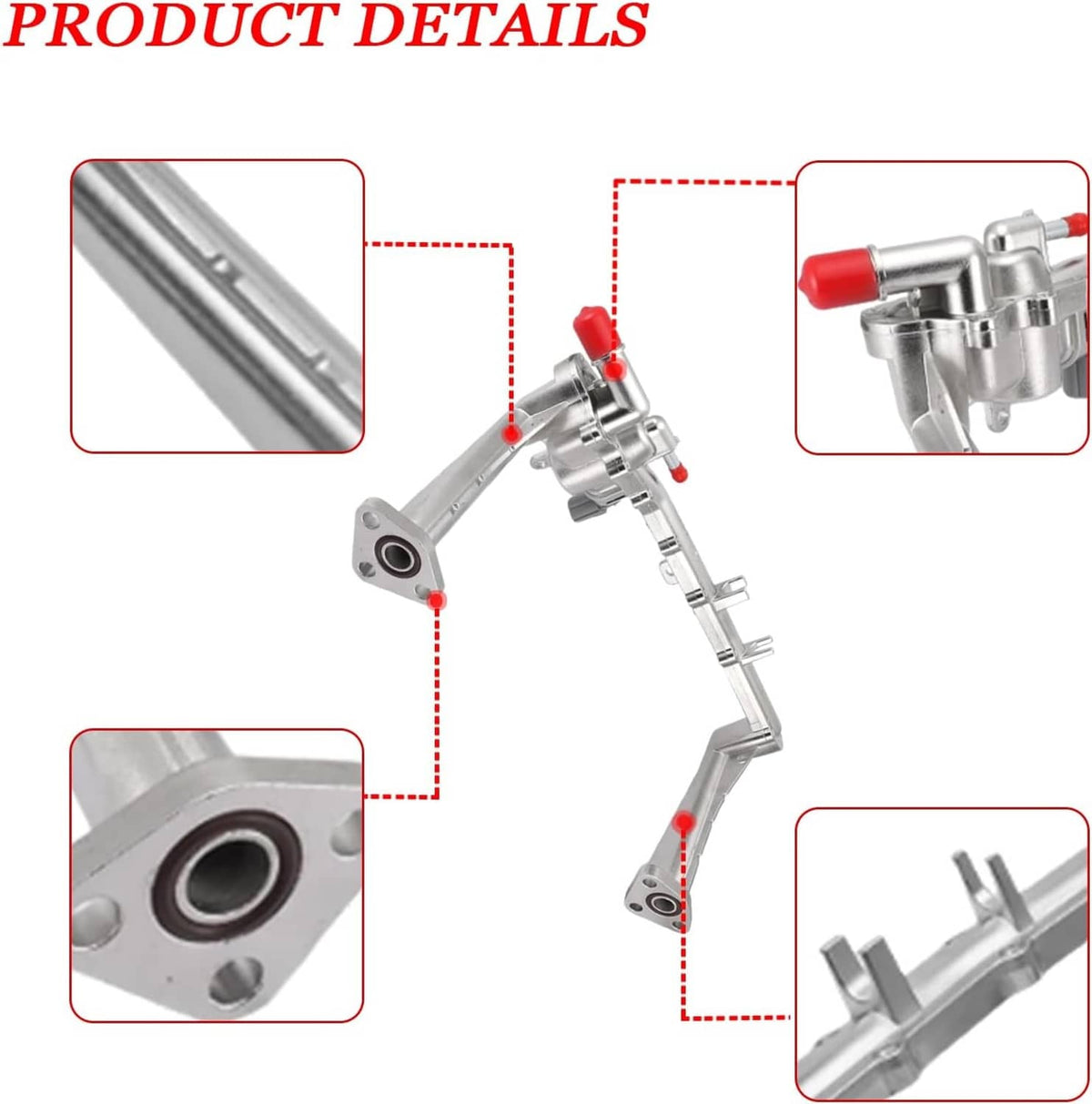 Bethesda Industrial New Upgraded Metal Coolant Water Pipe System Kit For Land Rover Jaguar 5.0L