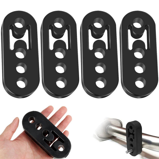 Bethesda Industrial 4Pcs Exhaust Hanger Rubber Adjustable Insulator Bushing Mount 4 Holes Universal