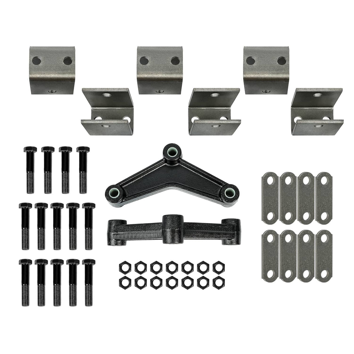Bethesda Industrial Trailer Leaf Spring Hanger Kit For Double Eye Springs Tandem Axle Suspension Kit