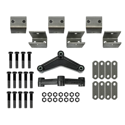 Bethesda Industrial Trailer Leaf Spring Hanger Kit For Double Eye Springs Tandem Axle Suspension Kit