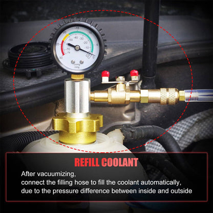 Bethesda Industrial Auto Coolant Vacuum Kit Cooling System Vacuum Radiator Kit Refill & Purging Tool