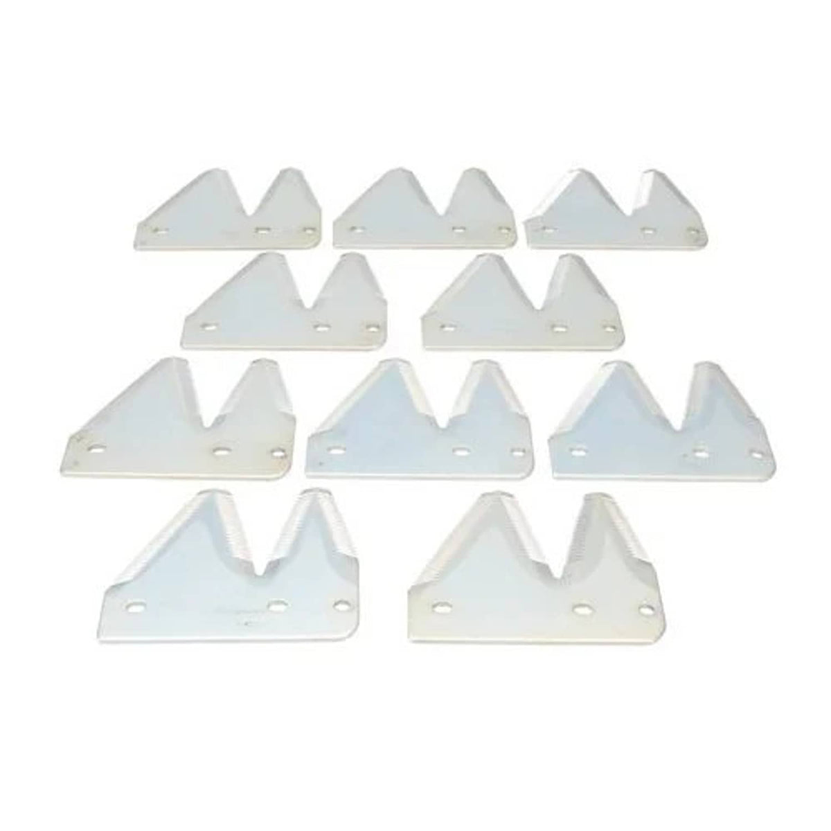 Bethesda Industrial Top Serrated Chrome End Sickle Section Right Hand 10 Pack