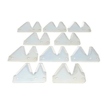 Bethesda Industrial Top Serrated Chrome End Sickle Section Right Hand 10 Pack