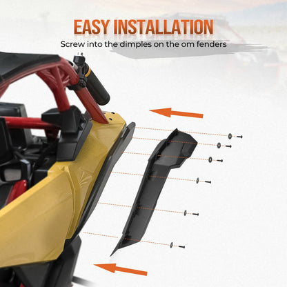 Bethesda Industrial UTV Extended Fender Flares Kits For Can-Am Maverick 1000 MAX 2017-2023 715002973