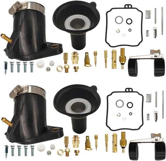 Bethesda Industrial 2Pcs Carburetor Rebuild Kit Carb Repair for Yamaha V Star 650 XVS650 1998-2016