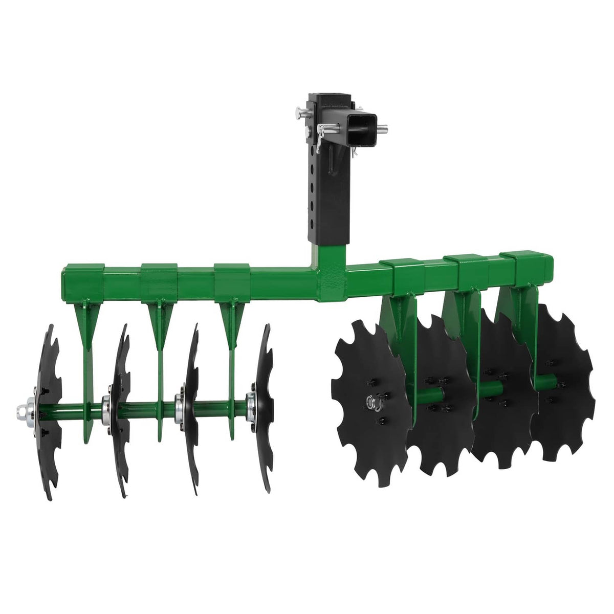 Bethesda Industrial Disc Harrow Plow 35" For ATVs UTVs Garden Tractors 2" Receiver Hitch W/ 8 Blades