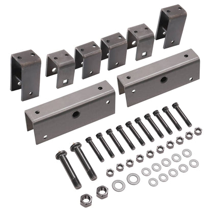 Bethesda Industrial 2" Slipper Spring Tandem Axle Hanger Kit w/ 2 Equalizer Bolts For Trailer