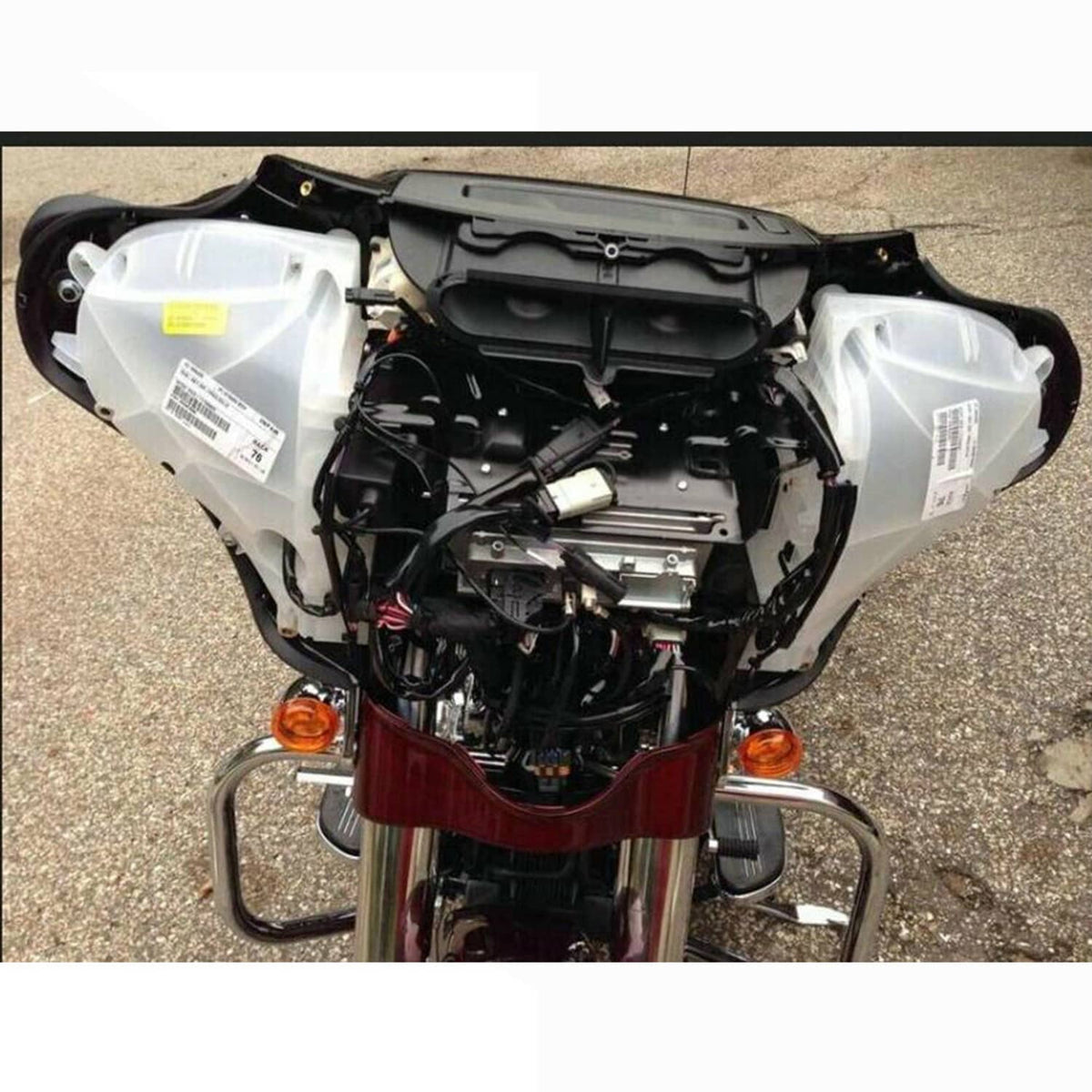 Bethesda Industrial Inner Fairing Speaker Enclosure Cover for Harley Touring Street Glide 2014-2024