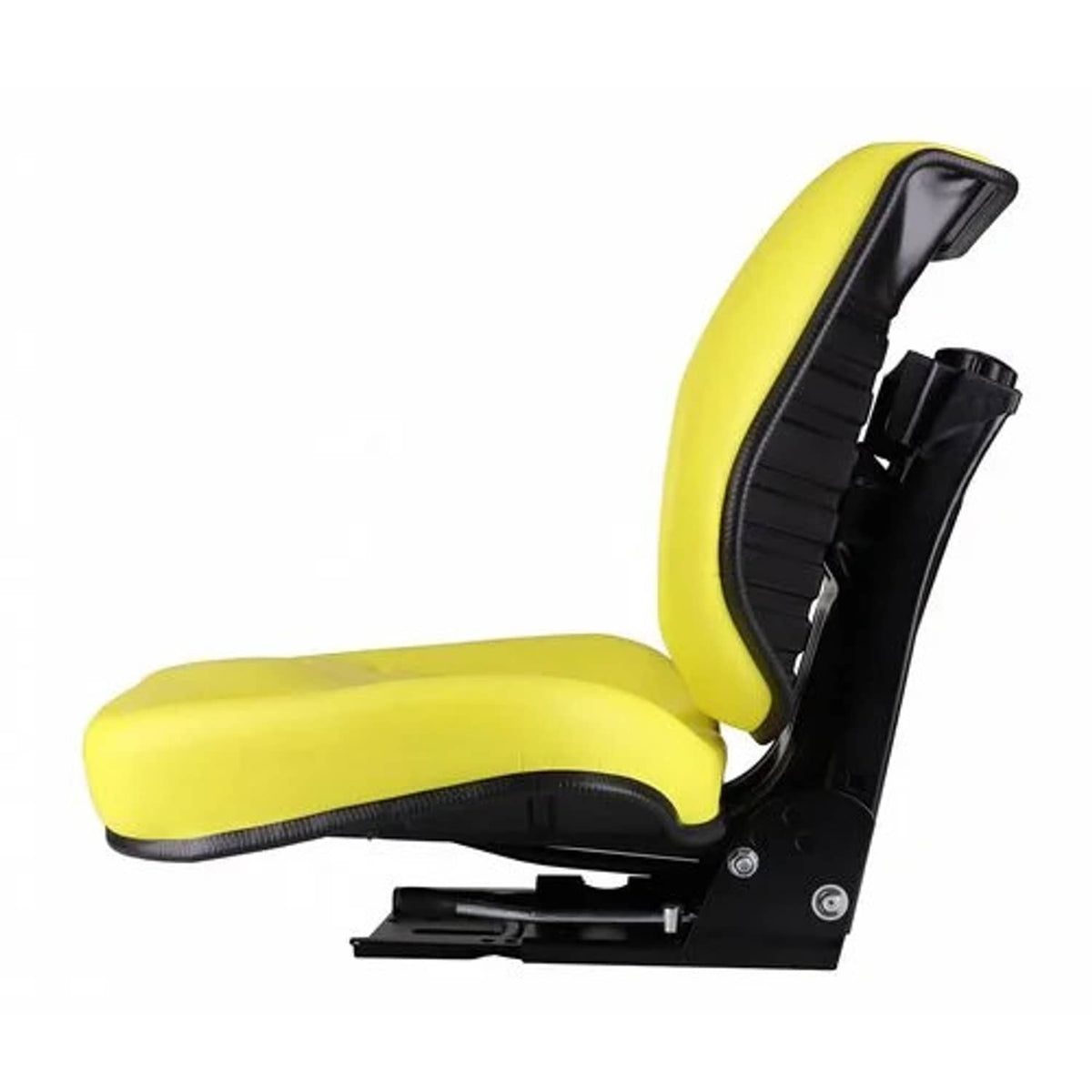 Bethesda Industrial Seat Assembly Low Back Vinyl Yellow fits John Deere 1020 2030 2040 2355 2555