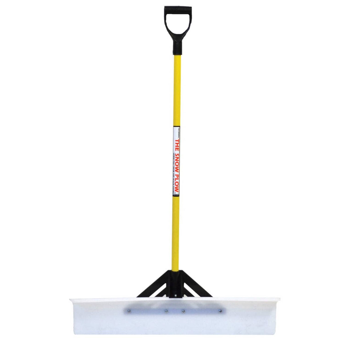 Bethesda Industrial The Snow Plow 36" Snow Shovel 50536 - Poly Blade D-Handle Snow Pusher Commercial