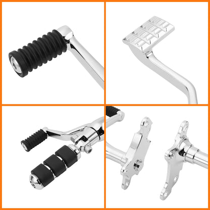 Bethesda Industrial Forward Controls Pegs Levers Linkage Kit For Harley Sportster 883 1200 91-03