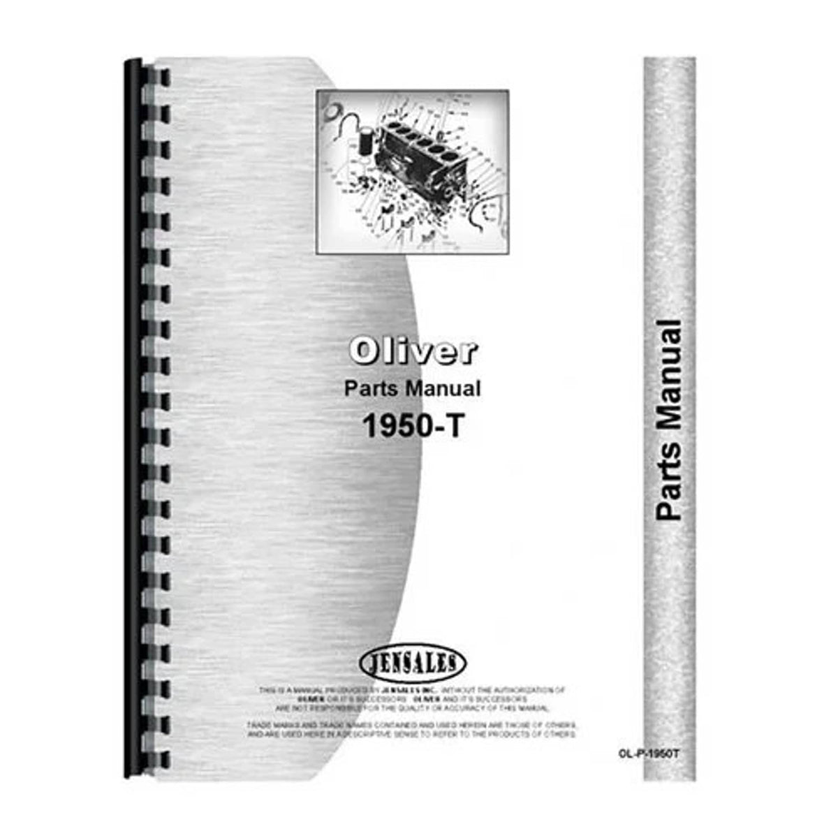 Bethesda Industrial Parts Manual fits Oliver 1950T
