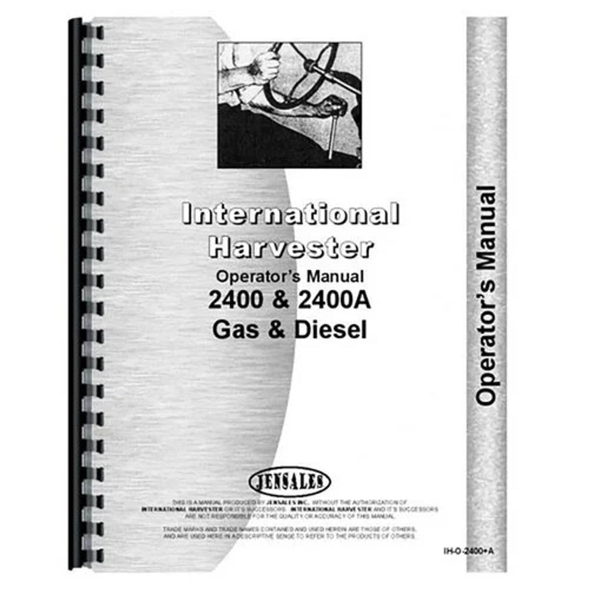 Bethesda Industrial Operator's Manual fits International 2400 2400A 2400A
