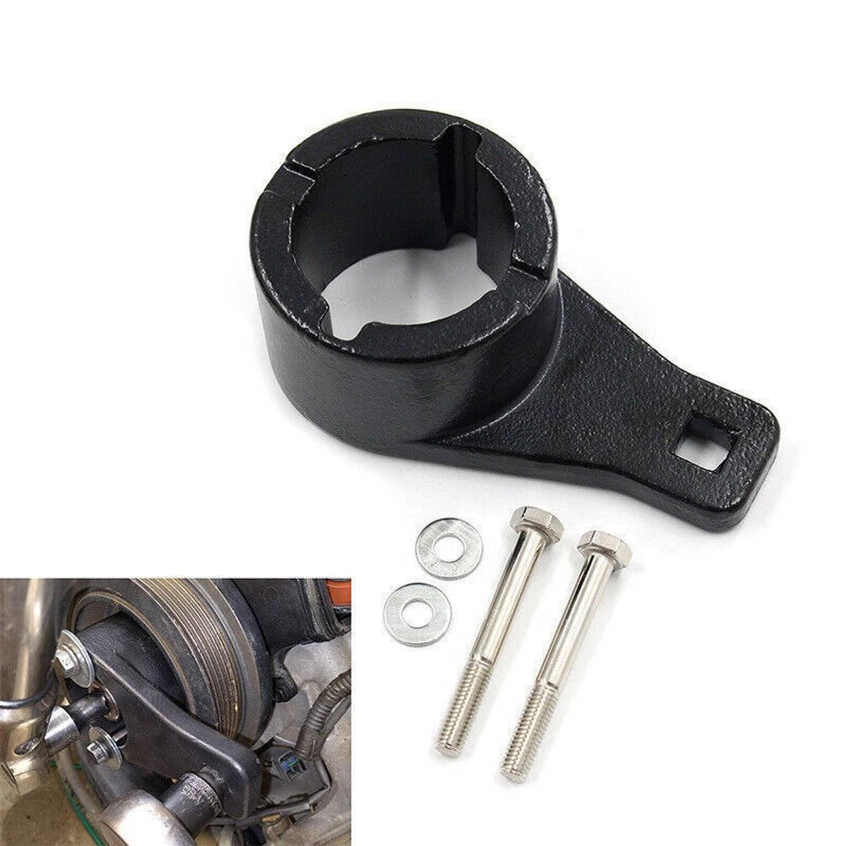 Bethesda Industrial For Lexus Toyota Harmonic Damper Pulley Holding Tool Set Crankshaft Crank Holder
