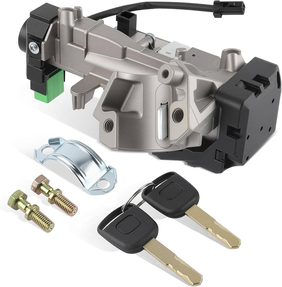 Bethesda Industrial New Ignition Switch Cylinder Lock Auto Trans For 03-07 Honda Accord With 2 Keys