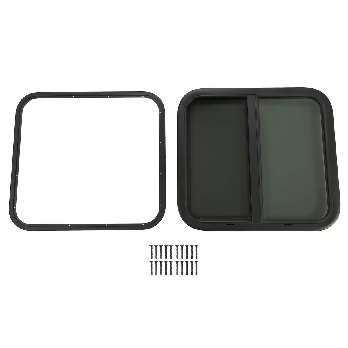Bethesda Industrial Tinted Glass For Camper Trailer Horizontal Sliding Window RV Window 24" x 22"