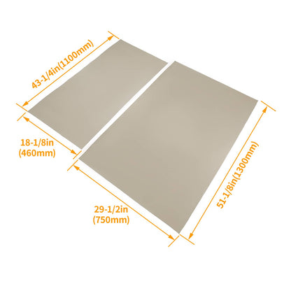 Bethesda Industrial Tan Golf Cart Front Seat Cushion Cover + Seat Back Cover For EZGO RXV 2008-Up