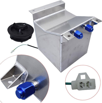 Bethesda Industrial 2.5 Gallon Aluminum Racing Drift Fuel Cell Gas Tank & Level Sender Universal